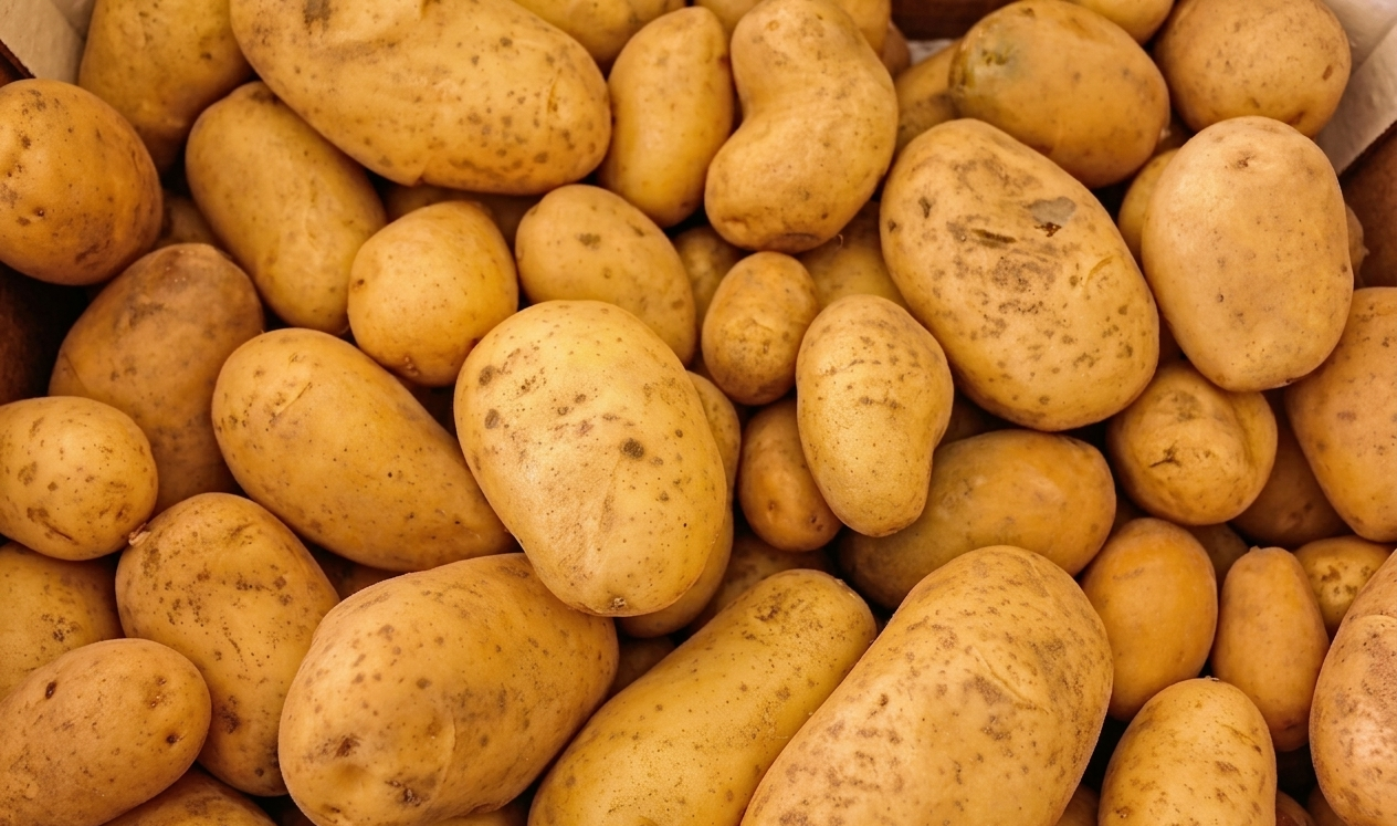 Fresh Indian potatoes